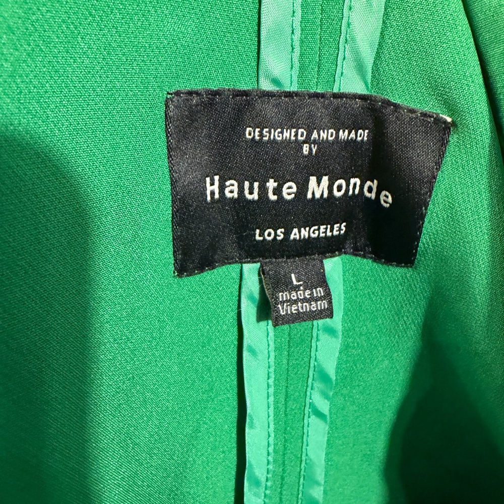 Haute Monde Vibrant Green Mini Dress - Picture 2 of 8